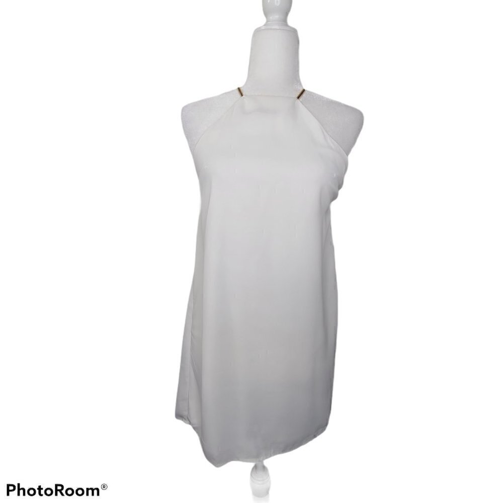LF Mika and Gala White Halter Dress